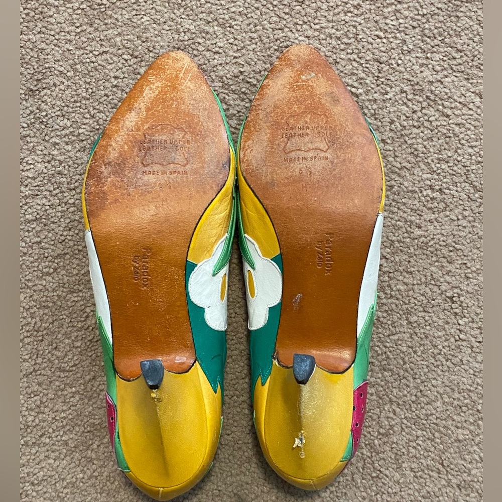 Rare Vintage Strawberry, Paradox by Zalo Heels. Size 6 1/2 - Picture 3 of 9